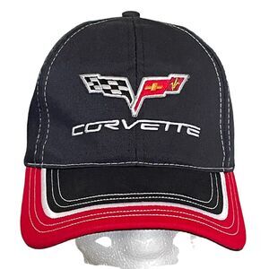 CORVETTE Black Flex Fitted Hat